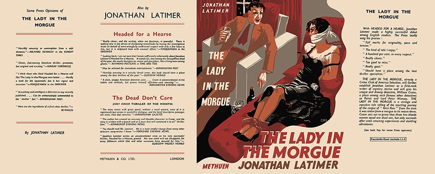 Item #17110 Lady in the Morgue, The. Jonathan Latimer.