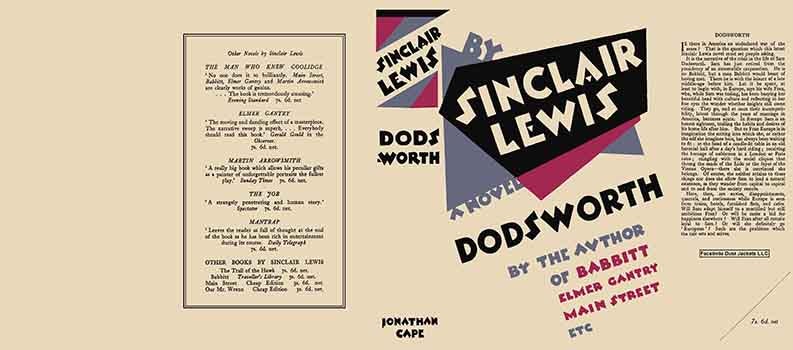 Item #17140 Dodsworth. Sinclair Lewis.