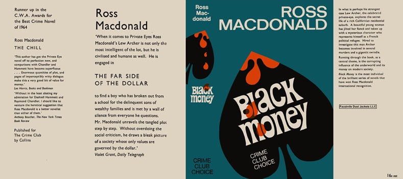 Item #17191 Black Money. Ross Macdonald