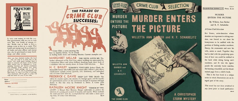 Item #172 Murder Enters the Picture. Willetta Ann Barber, R. F. Schabelitz.
