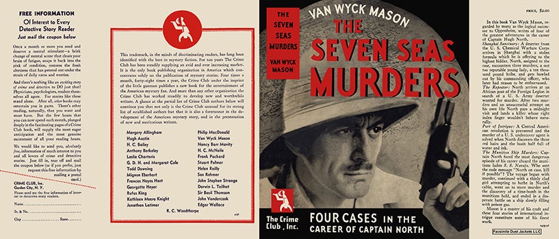 Item #17219 Seven Seas Murders, The. Van Wyck Mason