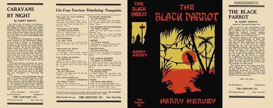 Item #1727 Black Parrot, The. Harry Hervey