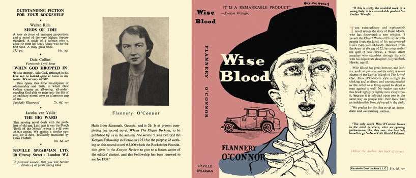 Item #17302 Wise Blood. Flannery O'Connor