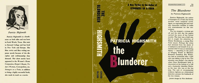 Item #1741 Blunderer, The. Patricia Highsmith