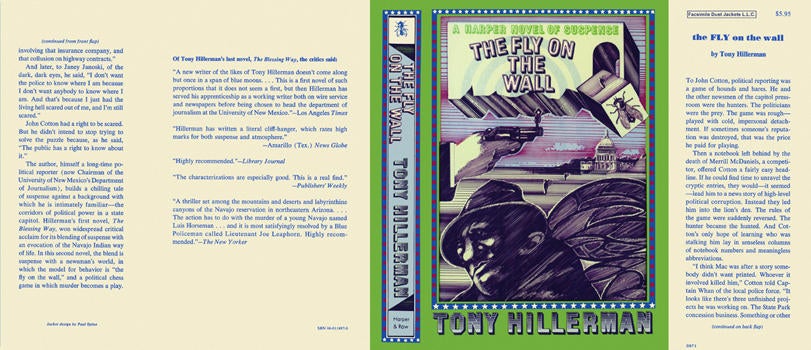 Item #1748 Fly on the Wall, The. Tony Hillerman.