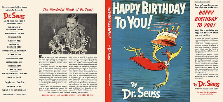 Item #17484 Happy Birthday to You! Seuss Dr.