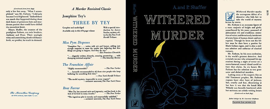 Item #17488 Withered Murder. Anthony Shaffer, Peter Shaffer.