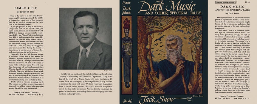 Item #17518 Dark Music and Other Spectral Tales. Jack Snow.