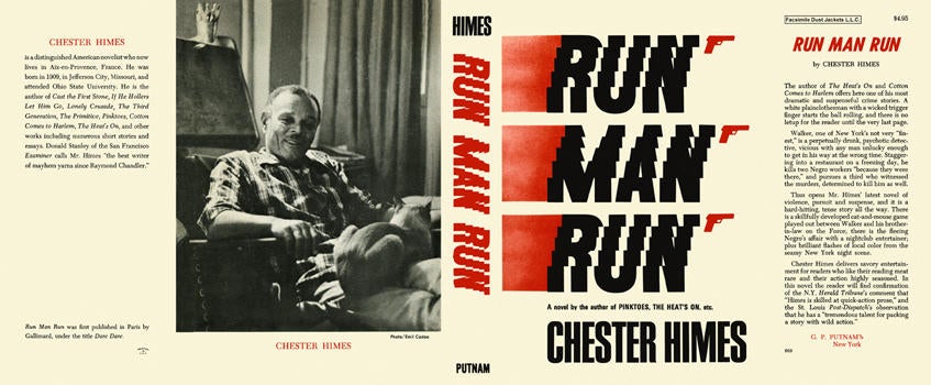 Item #1752 Run Man Run. Chester Himes