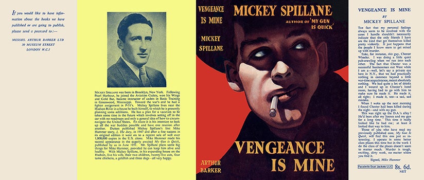 Item #17537 Vengeance Is Mine. Mickey Spillane
