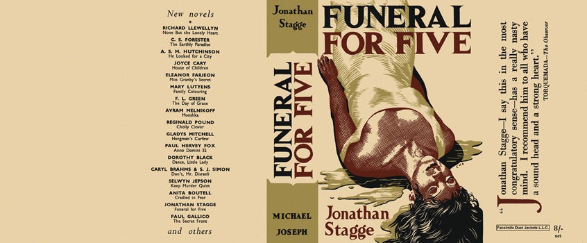 Item #17546 Funeral for Five. Jonathan Stagge