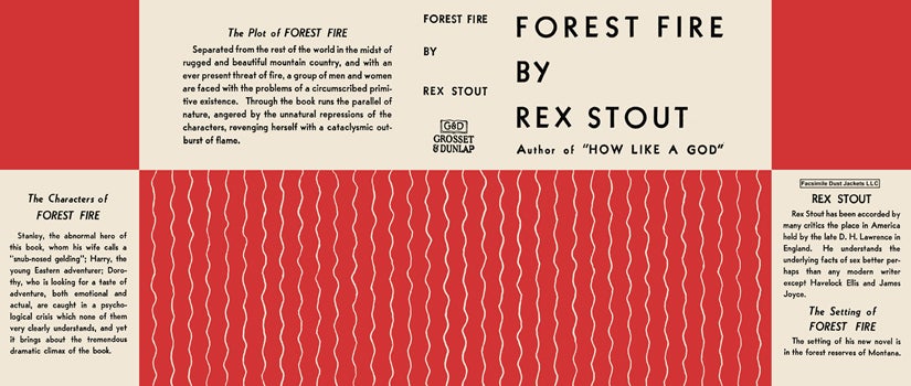 Item #17568 Forest Fire. Rex Stout