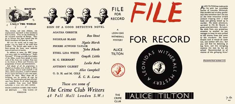 Item #17616 File for Record. Alice Tilton