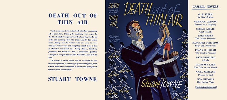 Item #17621 Death Out of Thin Air. Stuart Towne.