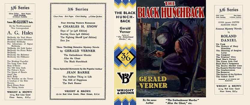 Item #17645 Black Hunchback, The. Gerald Verner