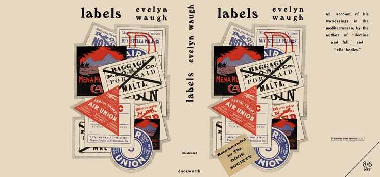 Item #17670 Labels. Evelyn Waugh