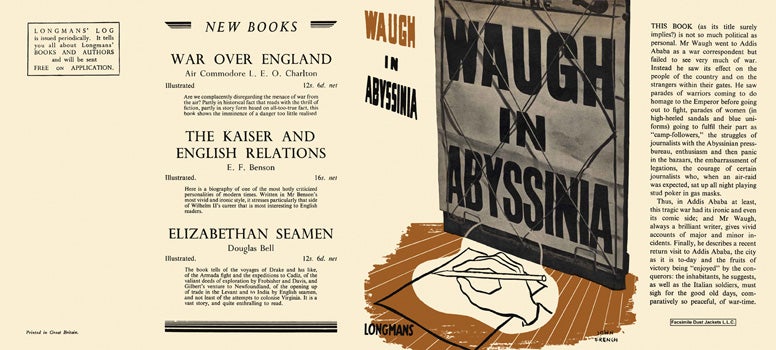 Item #17672 Waugh in Abyssinia. Evelyn Waugh.