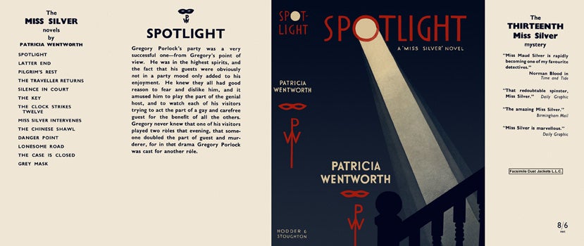 Item #17694 Spotlight. Patricia Wentworth.