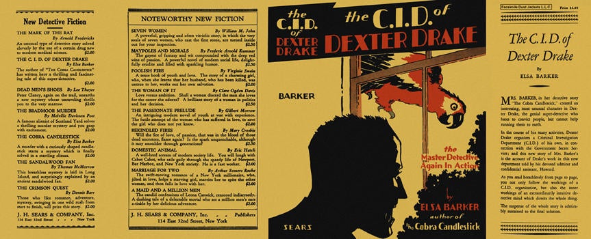 Item #177 C.I.D. of Dexter Drake, The. Elsa Barker
