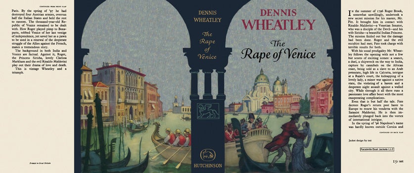 Item #17724 Rape of Venice, The. Dennis Wheatley