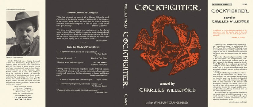 Item #17734 Cockfighter. Charles Willeford