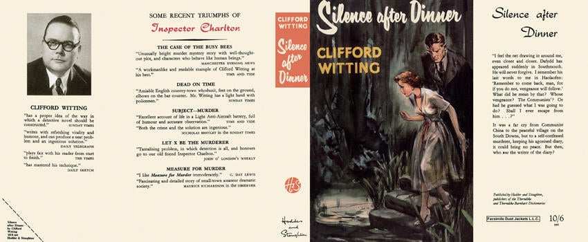 Item #17746 Silence After Dinner. Clifford Witting.