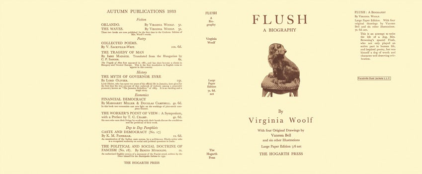 Item #17761 Flush, A Biography. Virginia Woolf