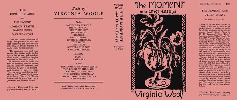 Item #17762 Moment and Other Essays, The. Virginia Woolf.