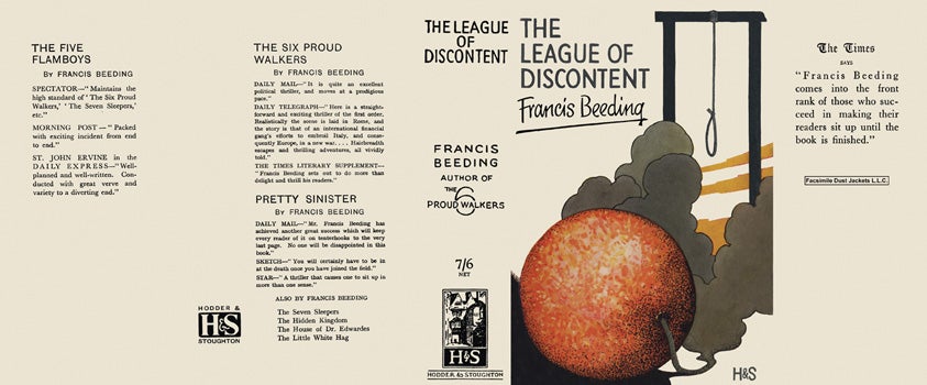 Item #17807 League of Discontent, The. Francis Beeding