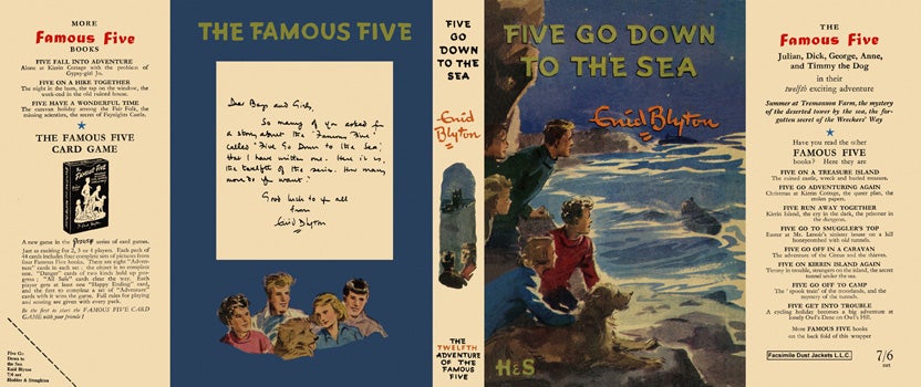 Item #17819 Five #12: Five Go Down to the Sea. Enid Blyton, Eileen Soper