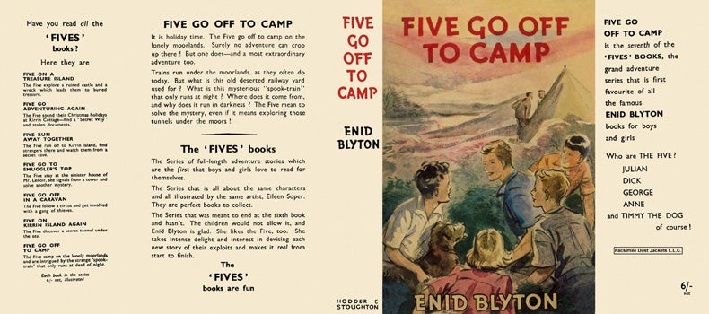 Item #17821 Five #07: Five Go Off to Camp. Enid Blyton, Eileen Soper