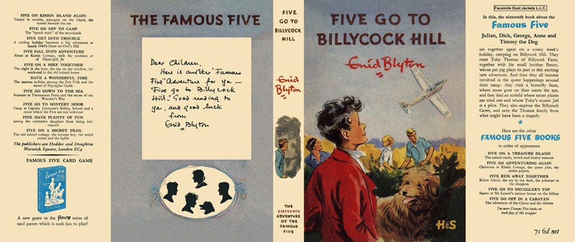 Item #17823 Five #16: Five Go to Billycock Hill. Enid Blyton, Eileen Soper