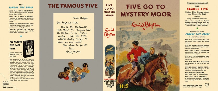 Item #17825 Five #13: Five Go to Mystery Moor. Enid Blyton, Eileen Soper