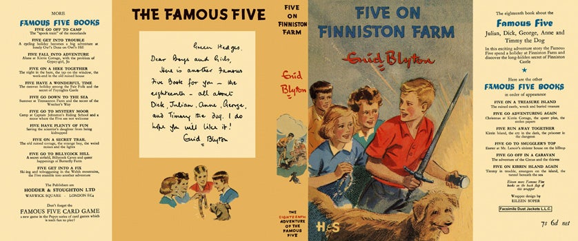 Item #17831 Five #18: Five on Finniston Farm. Enid Blyton, Eileen Soper