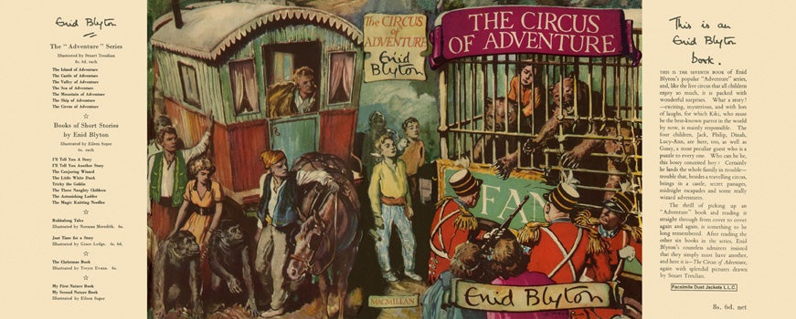Item #17833 Circus of Adventure, The. Enid Blyton, Stuart Tresilian