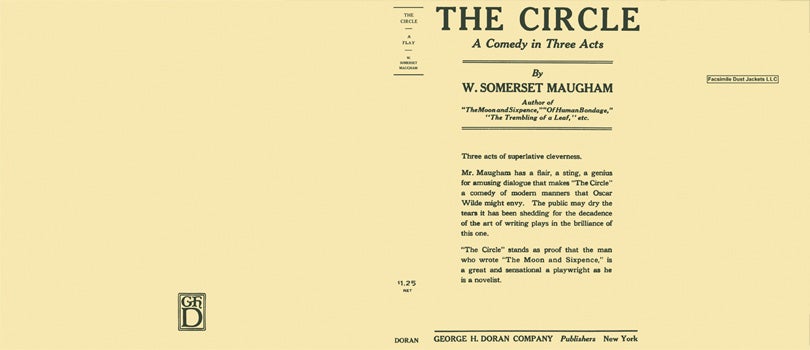Item #17856 Circle, A Comedy in Three Acts, The. W. Somerset Maugham