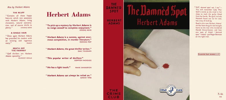 Item #17870 Damned Spot, The. Herbert Adams