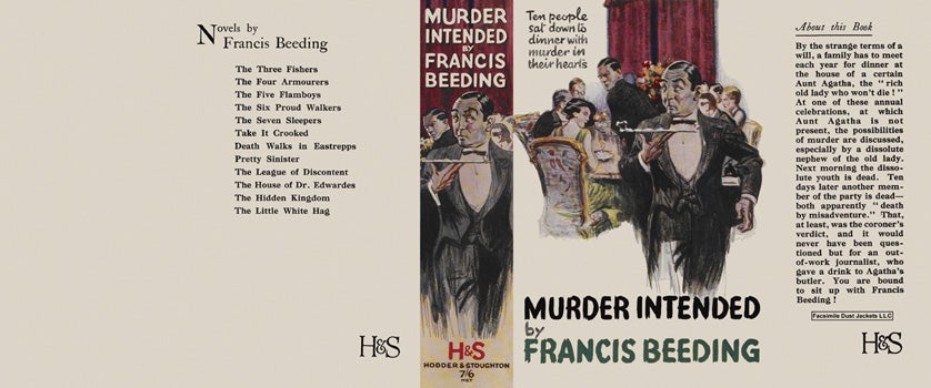 Item #17882 Murder Intended. Francis Beeding