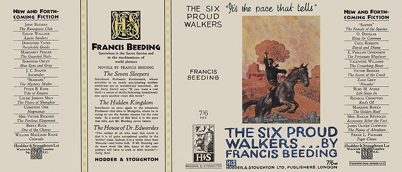 Item #17884 Six Proud Walkers, The. Francis Beeding
