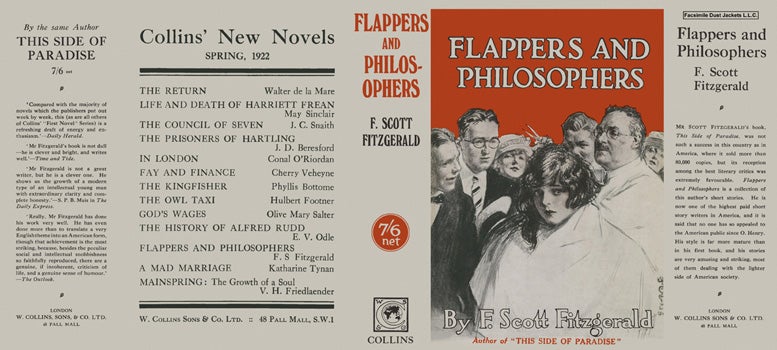 Item #17903 Flappers and Philosophers. F. Scott Fitzgerald