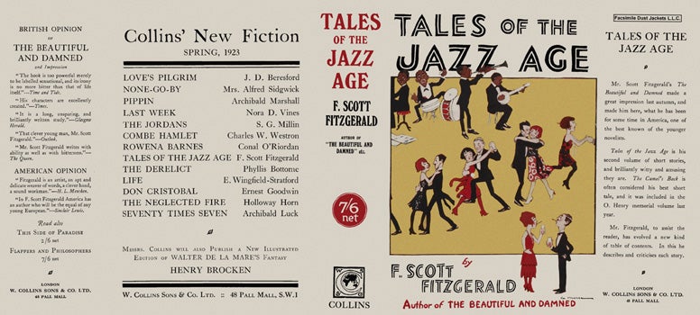 Item #17904 Tales of the Jazz Age. F. Scott Fitzgerald