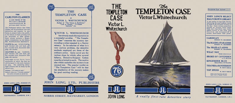 Item #17938 Templeton Case, The. Victor L. Whitechurch.