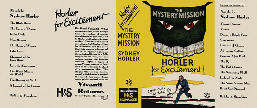 Item #1794 Mystery Mission, The. Sydney Horler.