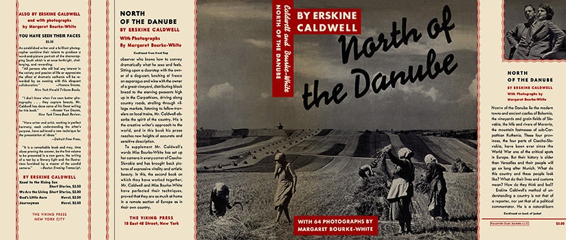 Item #18002 North of the Danube. Erskine Caldwell, Margaret Bourke-White