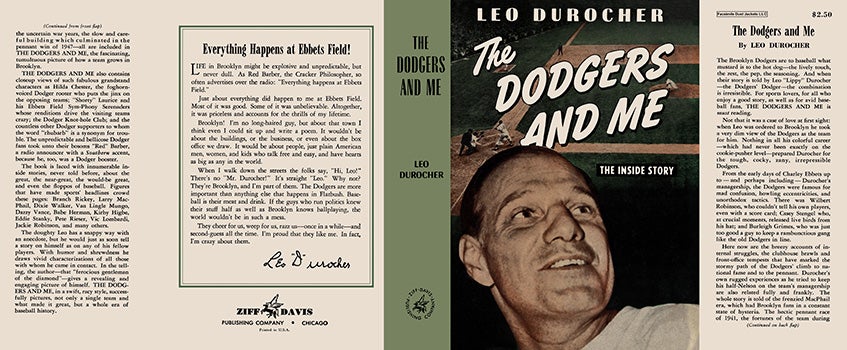 Item #18039 Dodgers and Me, The. Leo Durocher