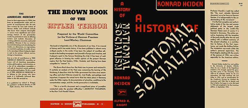 Item #18089 History of National Socialism, A. Konrad Heiden