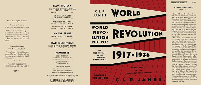 Item #18117 World Revolution 1917-1936. C. L. R. James