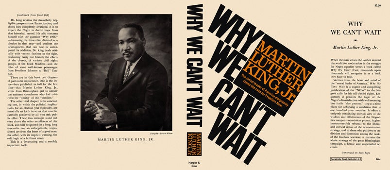 Item #18130 Why We Can't Wait. Martin Luther King, Jr.