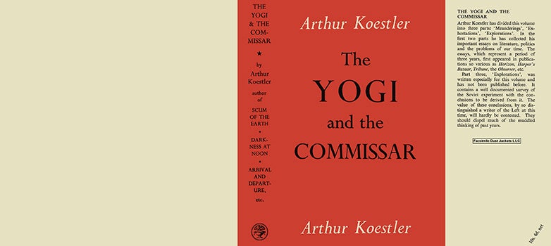 Item #18138 Yogi and the Commissar, The. Arthur Koestler