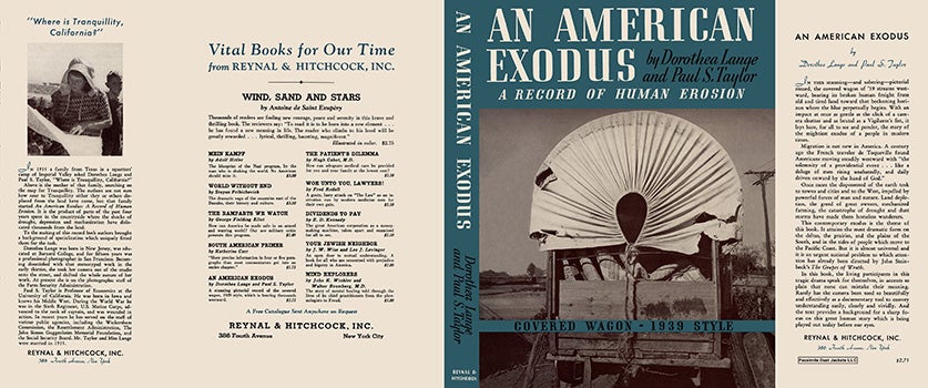 Item #18150 American Exodus, An. Dorothea Lange, Paul S. Taylor